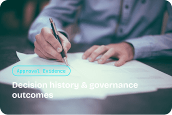 Decision history & governance outcomes
