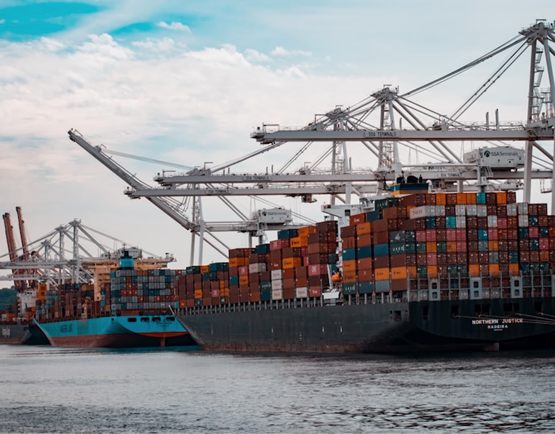 Container port operations supporting multi-region logistics campaign governance